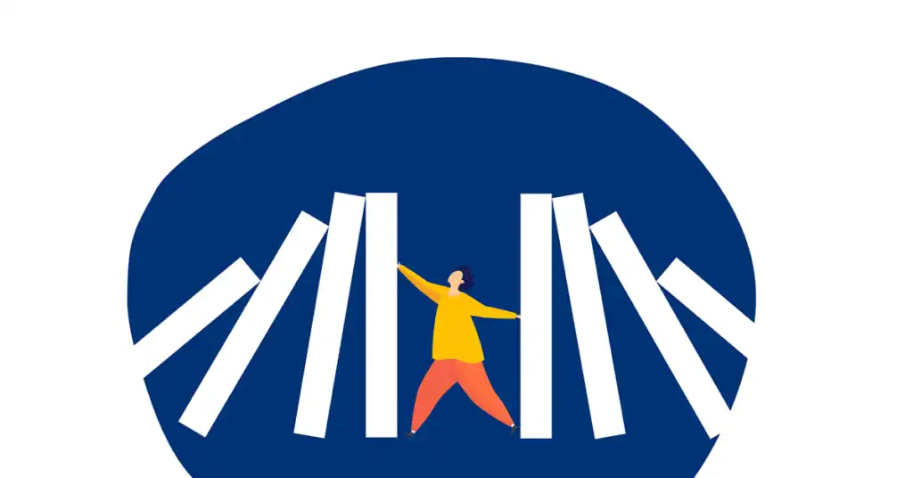 Optigo Networks logo with a person balancing on a network of lines.